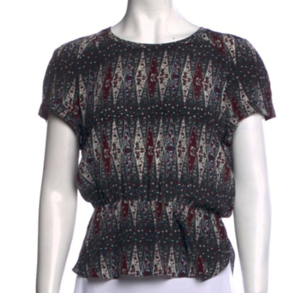 100% Silk Etoile Isabel Marant peplum blouse - Size L